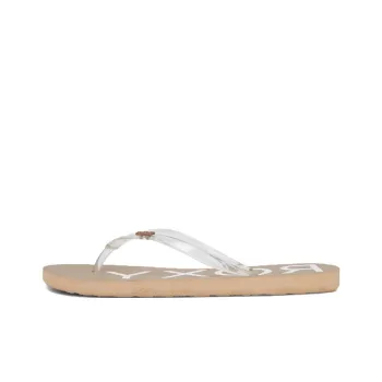 ROXY EVA Abrasion Resistant Flip Flops Women's Champagne