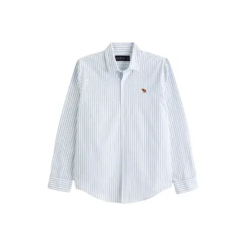 Abercrombie＆Fitch Shirt Men's Light Blue