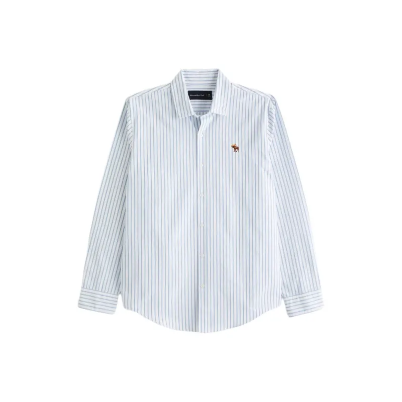 Abercrombie＆Fitch Shirt Men's Light Blue-0