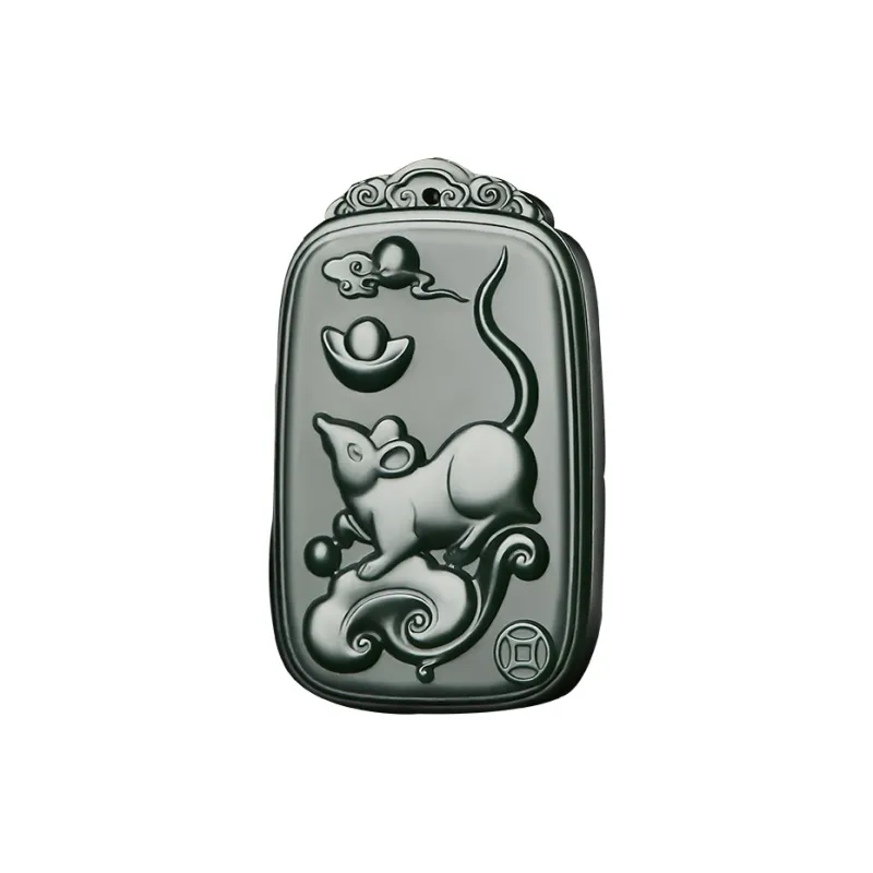 KUNYUYAO Hetian Jade Pendants Green Jade Unisex-0