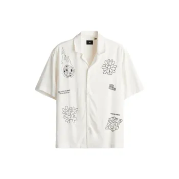 H&M Shirt Men's White/Rick And Morty