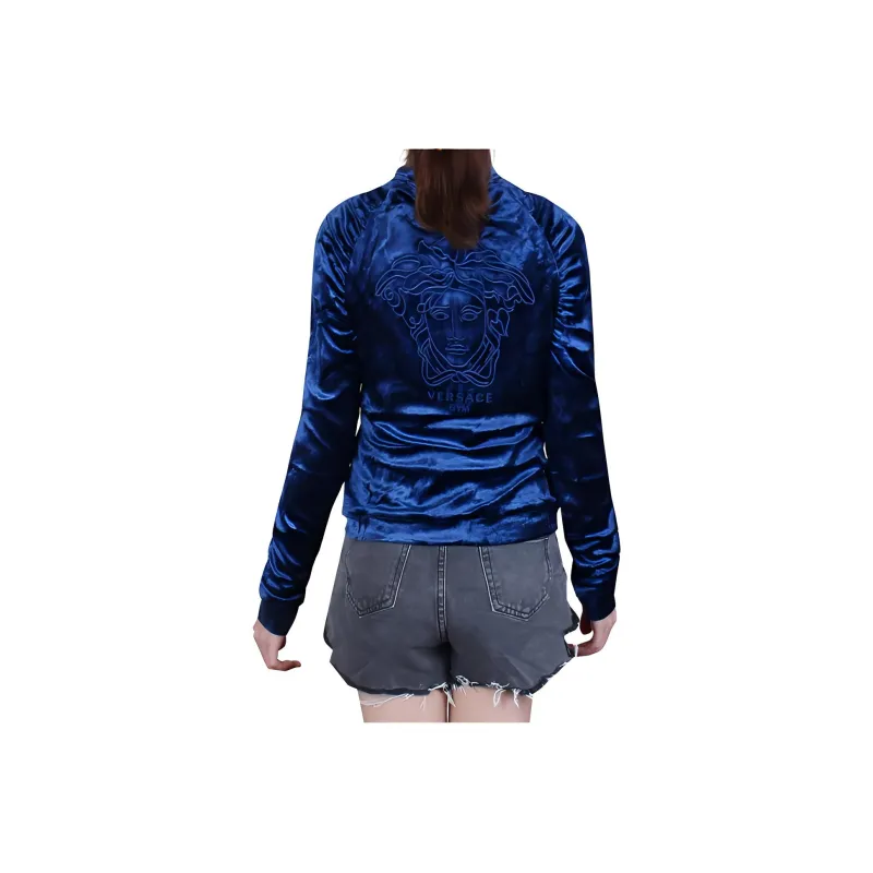 VERSACE Jackets & Coats Women's Blue-1
