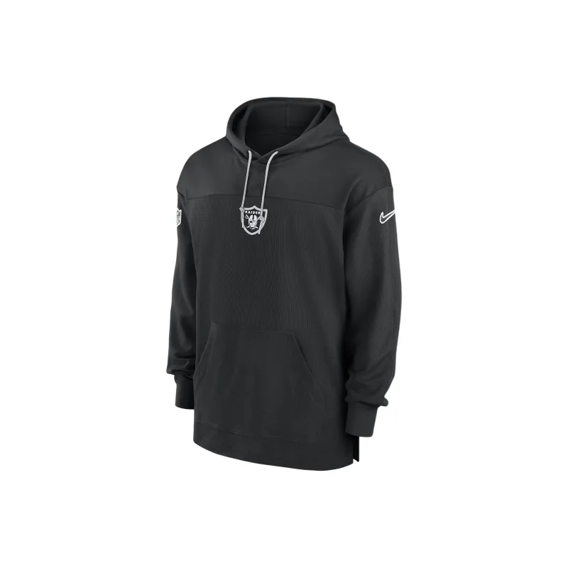 Nike Las Vegas Raiders Sideline Jersey Men's Nike Dri FIT Nfl Pullover Hoodie-0