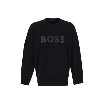 HUGO BOSS Logo Printed Crewneck Sweatshirt