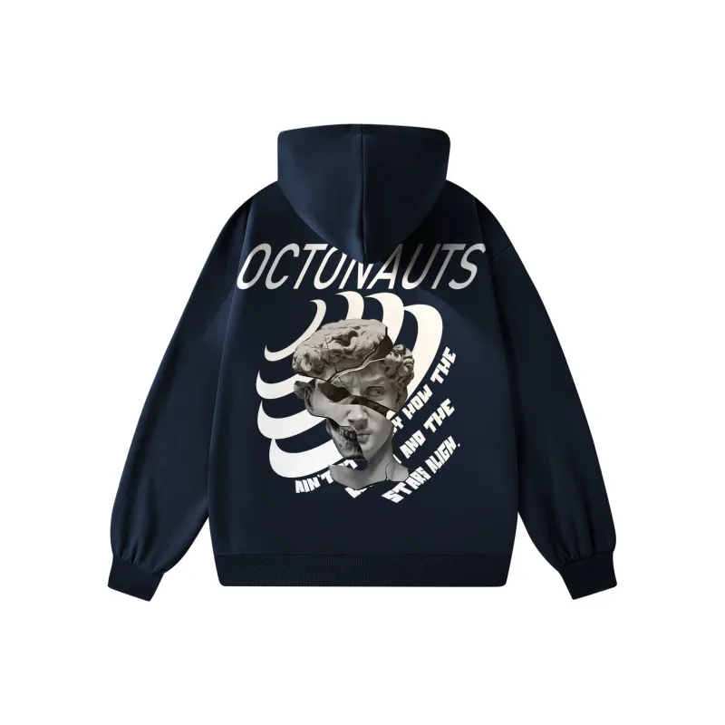 Small Columns Under The Sea Sweatshirt Unisex-2
