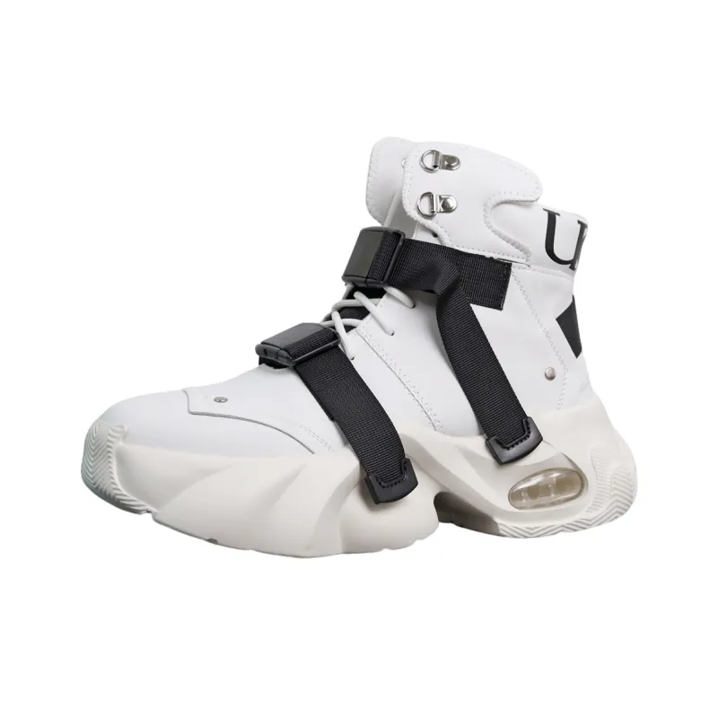 Banas UCOC Collaboration Height Increasing Abrasion Resistant High Top Casual Shoes Men's-6