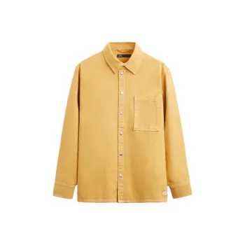 ZARA Shirts Men Mustard