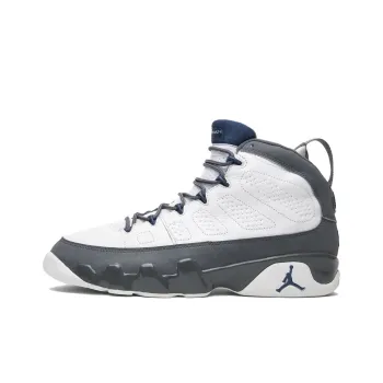Jordan Air Jordan 9 Anti Slip Wear Resistant High Top Basketball Shoes Unisex Gray White 2026