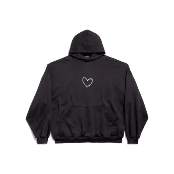 Balenciaga Balenciaga Chinese Valentine's Day FW24 Sweatshirt Loose Fit Style Unisex Black