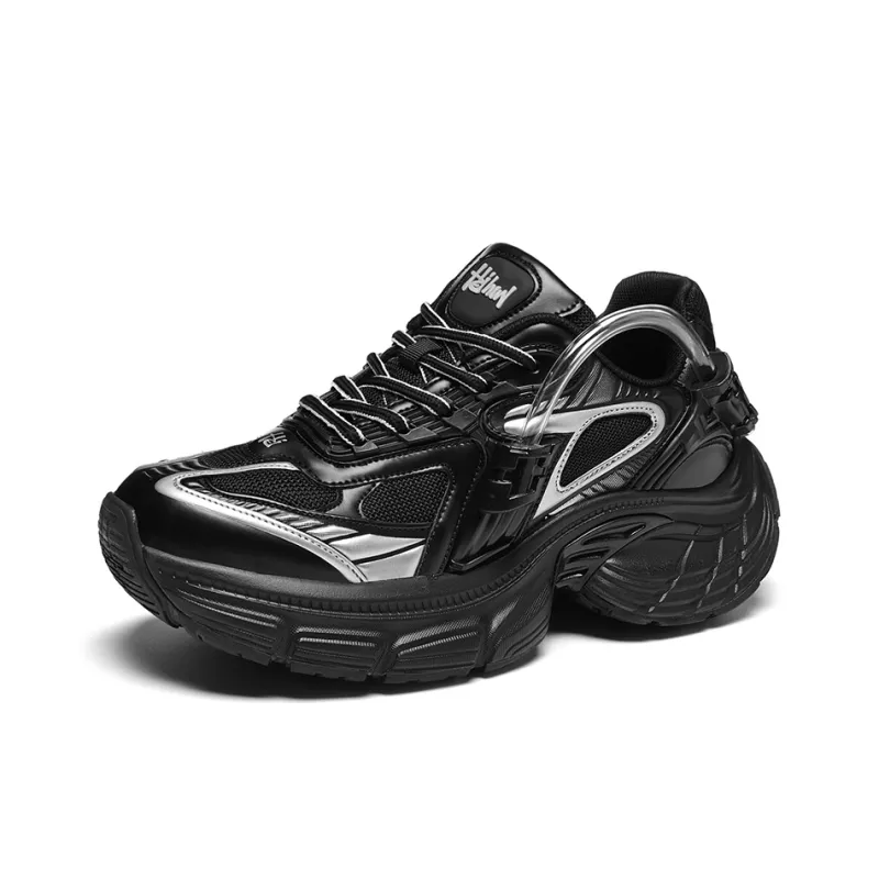 JANECO Slip Resistant, Abrasion Resistant, Breathable Low Top Chunky Sneakers Unisex-1