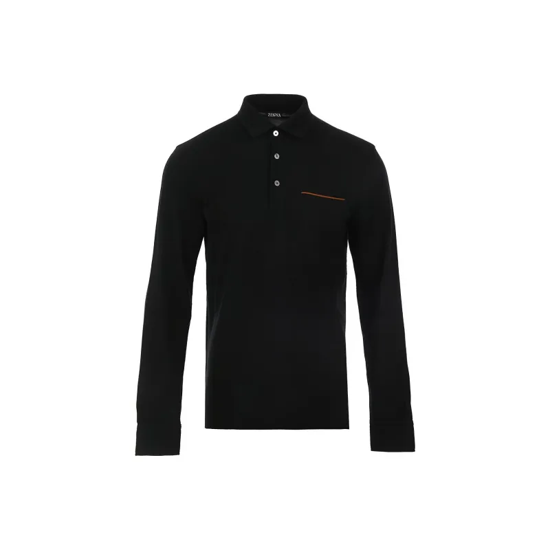 Ermenegildo Zegna Long Sleeved Polo Shirt-5