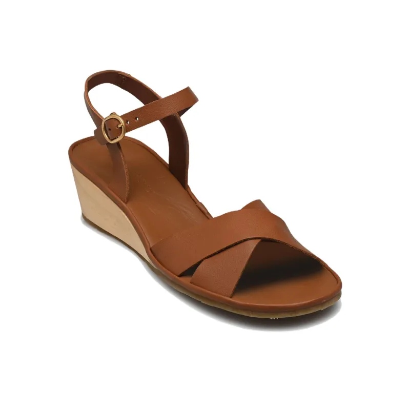 El Naturalista One Strap Sandals Women's Brown-2