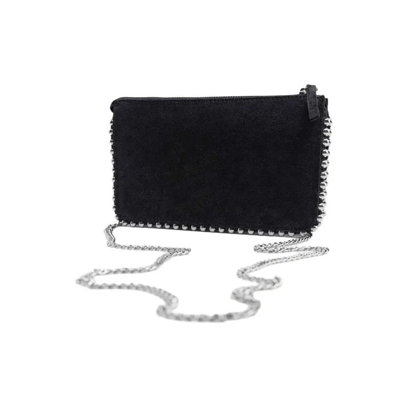 ZARA PU Shoulder Bag, Crossbody Bag Small Size Women's Black-2