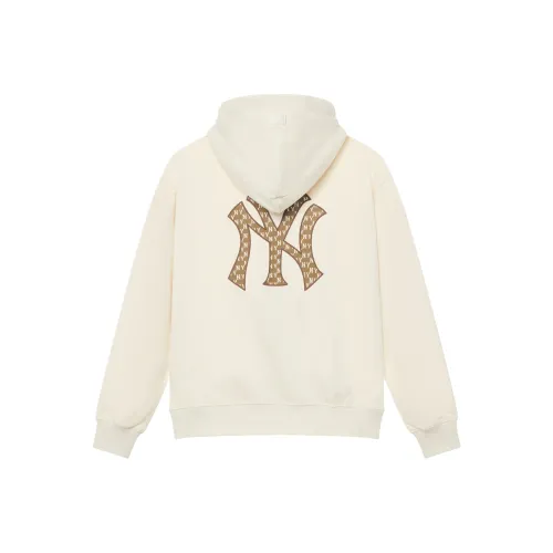 MLB MONOGRAM Collection New York Yankees 24FW Hoodie Unisex Cream
