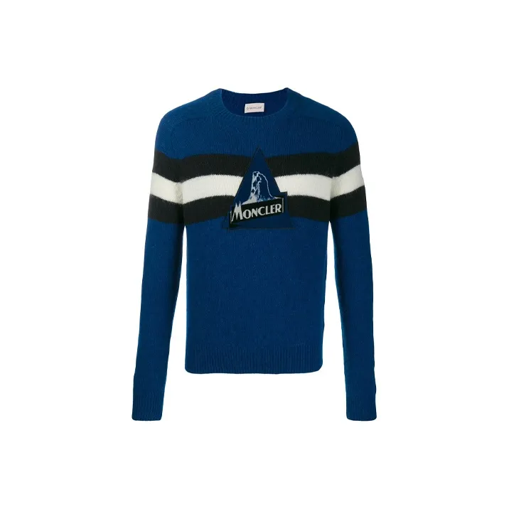 Moncler Sweaters Men Blue-0