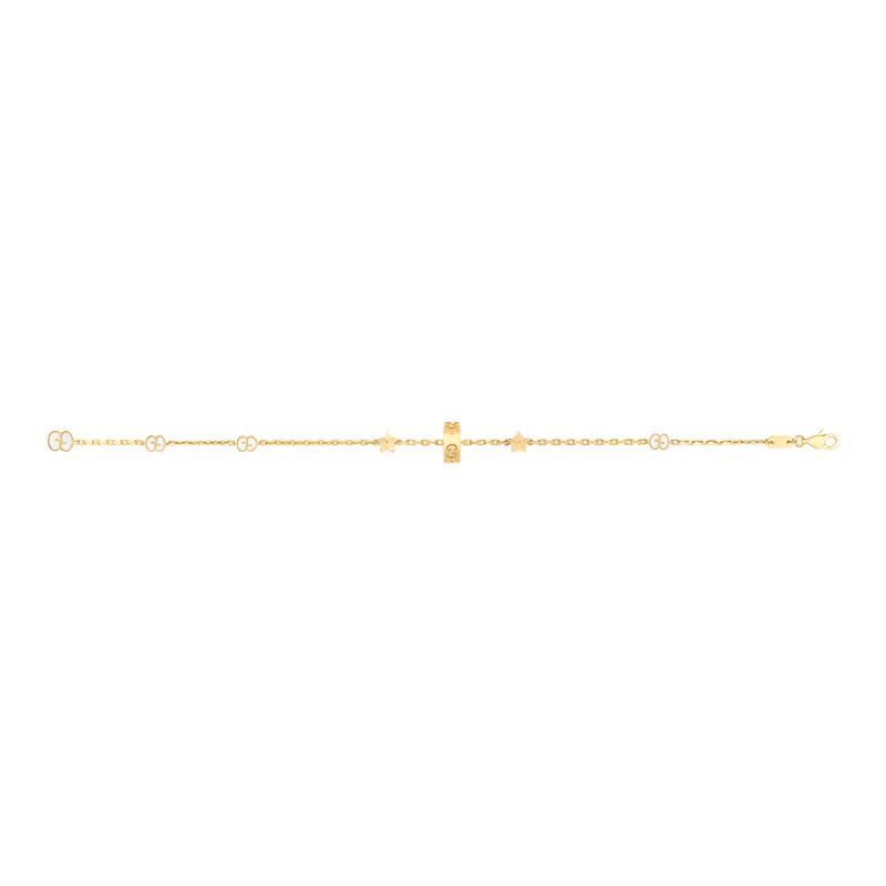 GUCCI 18kt Yellow Gold Icon Star Bracelet-2