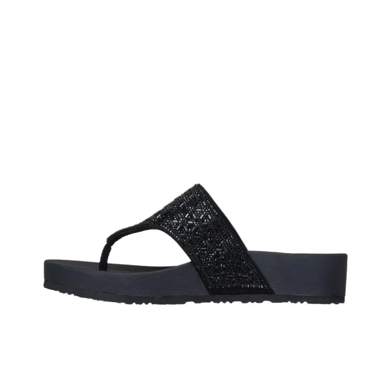 Skechers Arch Fit Flip Flops Women's Black-1