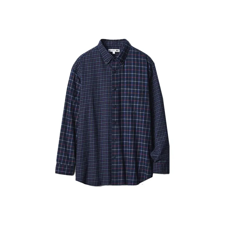 Jw Anderson X UNIQLO Jw Anderson Co Branded Series Shirts Men Navy Blue-0