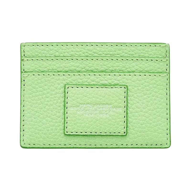 MARC JACOBS Leather Card Holder Women's Mint Green-1