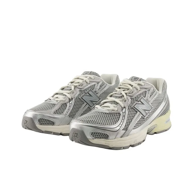 New Balance NB 740 Anti Slip Wear Resistant Low Top Chunky Sneakers Unisex Silver-2