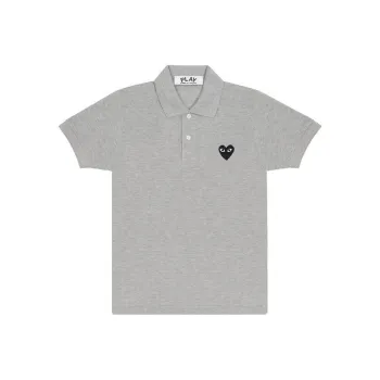 Comme Des Garcons Play Black Emblem Polo