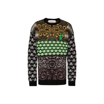 OFF-WHITE Persian Fantasy Knitted Jumper