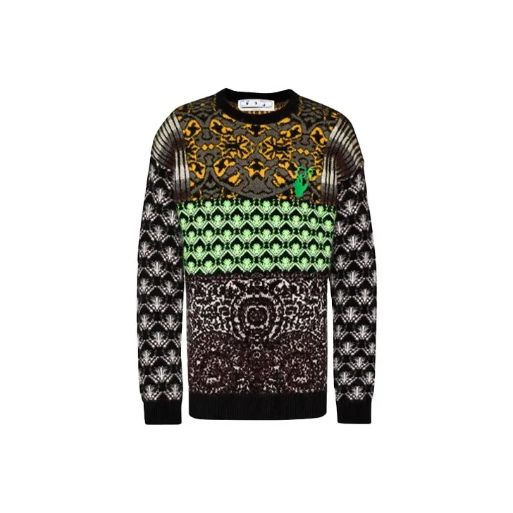 OFF-WHITE Persian Fantasy Knitted Jumper-0