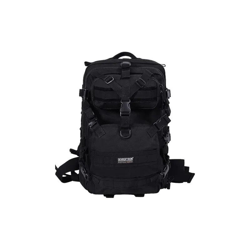 Seibertron Polyester Backpack Men's Black/Brown-0