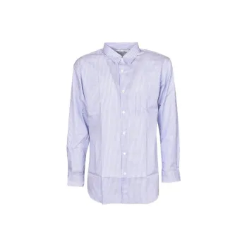 COMME DES GARCONS SHIRT Shirts Men Transparent Blue