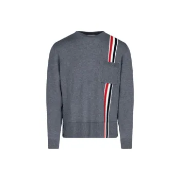 THOM BROWNE Sweaters Men Gray