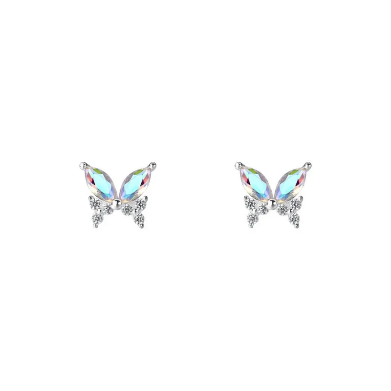 QUIET LOVE S925 Silver Stud Earrings Women's-0