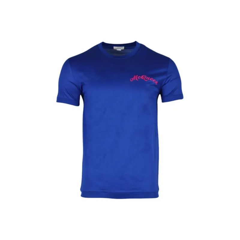 Alexander McQueen T Shirt Men's Blue-0