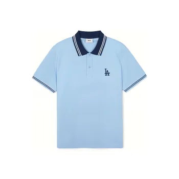 MLB Los Angeles Dodgers Polo Shirts Unisex Sky Blue