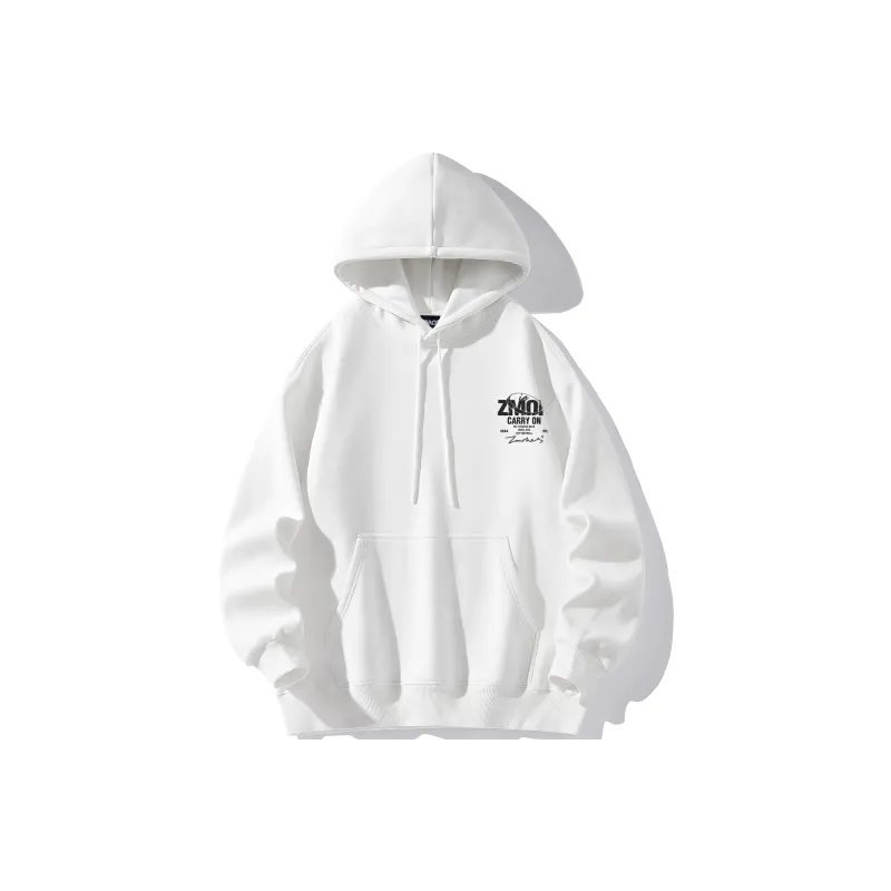 ZMOH Fleece Lined Hoodie Unisex Couple's-10