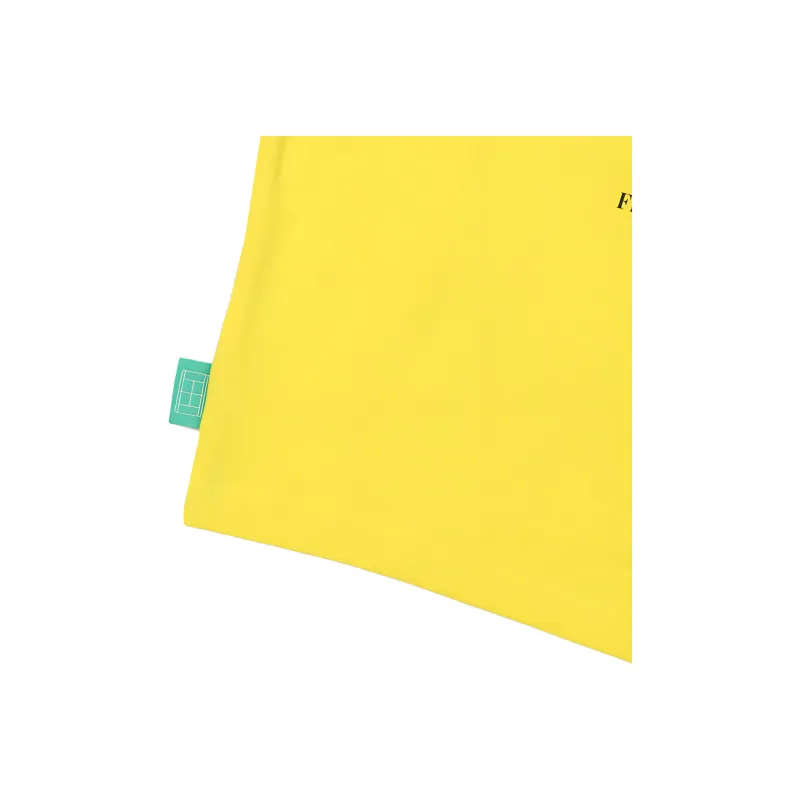 FILA Crop Tops Women's Yellow-5