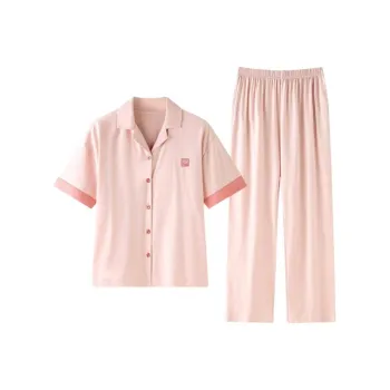 ZAO FU NIAO Pajama Set Women's Cherry Pink