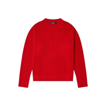 VERSACE Fitted Knitwear Men's Red