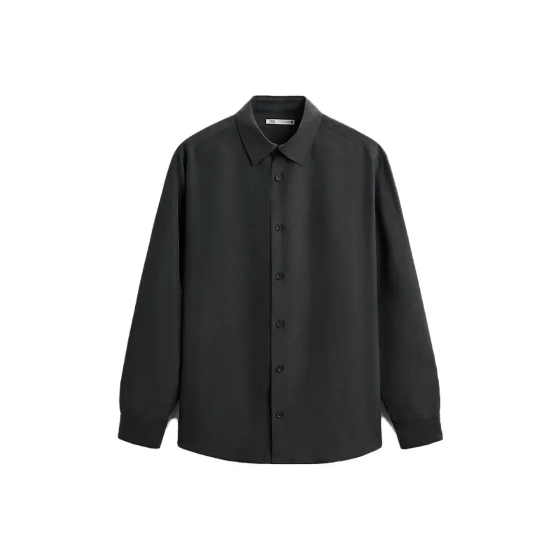 ZARA Shirts Men Black-0