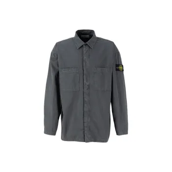 STONE ISLAND FW23 Shirt Men's Lead Gray