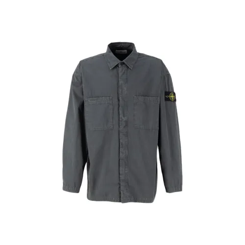 STONE ISLAND FW23 Shirt Men's Lead Gray