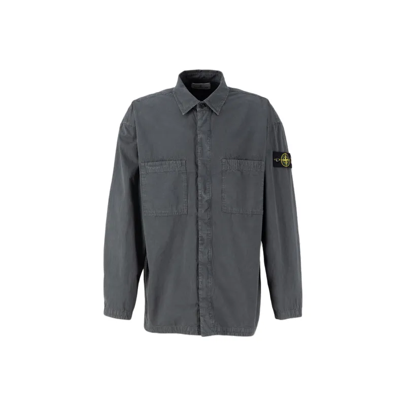 STONE ISLAND FW23 Shirt Men's Lead Gray-0