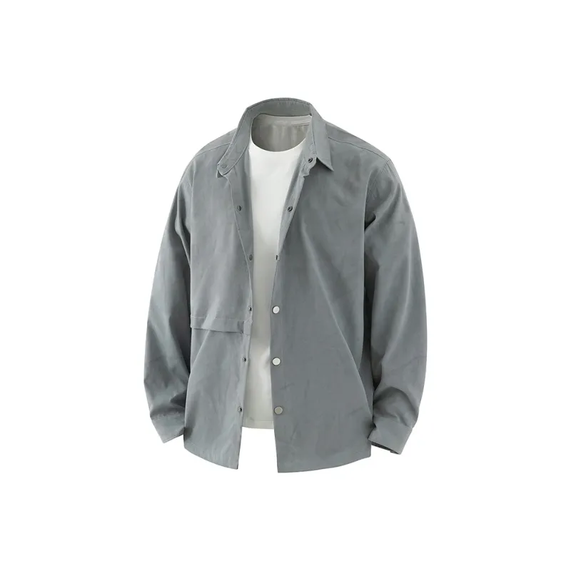 APUNCHLINEWORKSHOP Spring Summer Long Sleeved Thin Shirt For Men Unisex-7
