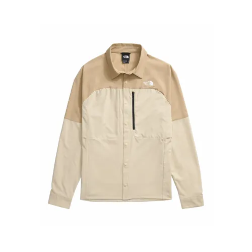 THE NORTH FACE Men's First Trail UPF Long Sleeve Shirt Shirt Men's Gravel Stone Color