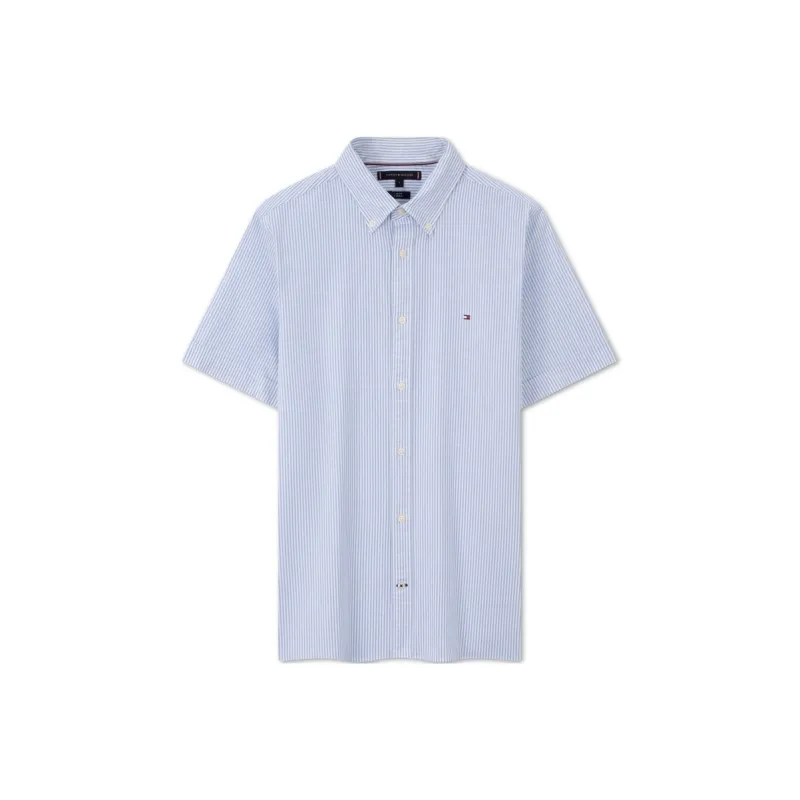 Tommy Hilfiger Shirt Men's Blue White Stripes-0