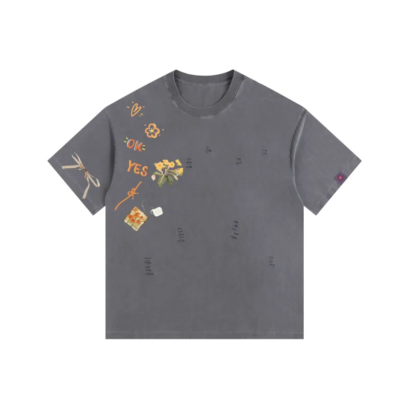 HOKLV T Shirts Unisex-4