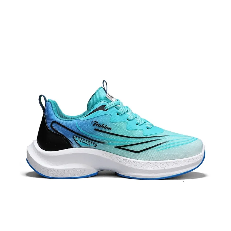 Kuding Casual Shoes Men Low Top Black/Orange/White/Blue/Light Blue-11
