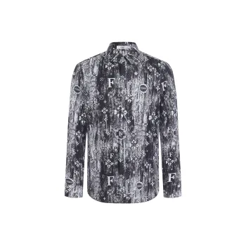 FERRE Shirt Men's Gray Heather Edition