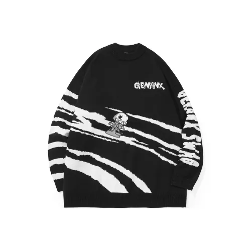 GENANX Sweaters Unisex Black