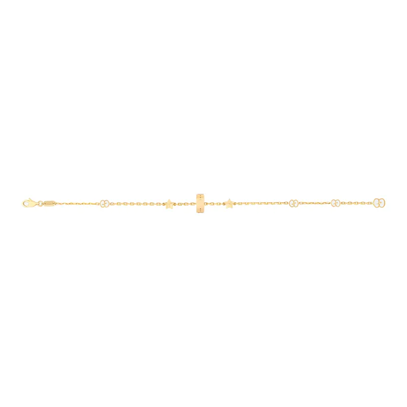 GUCCI 18kt Yellow Gold Icon Star Bracelet-1