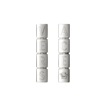 VERSACE Metal Earrings Women's Silver